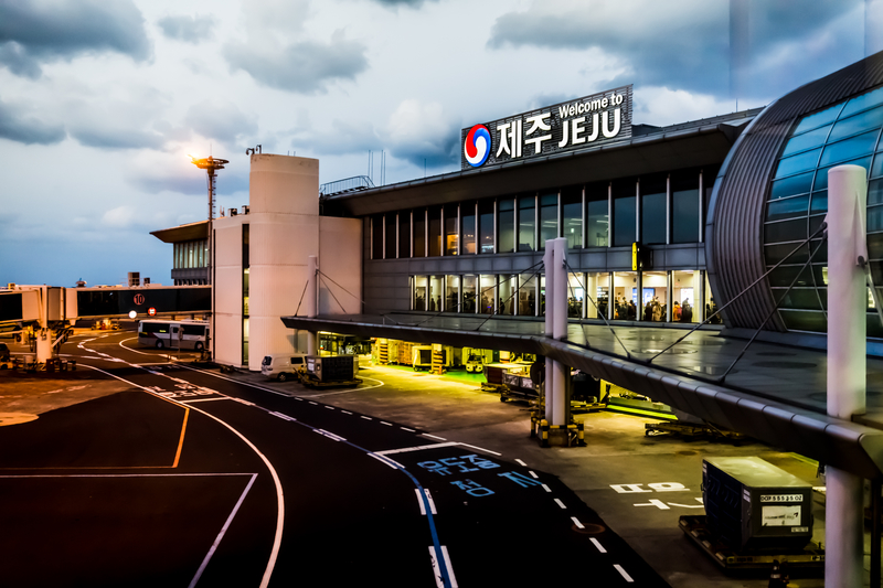 Jeju International Airport serves Jeju Island in South Korea.